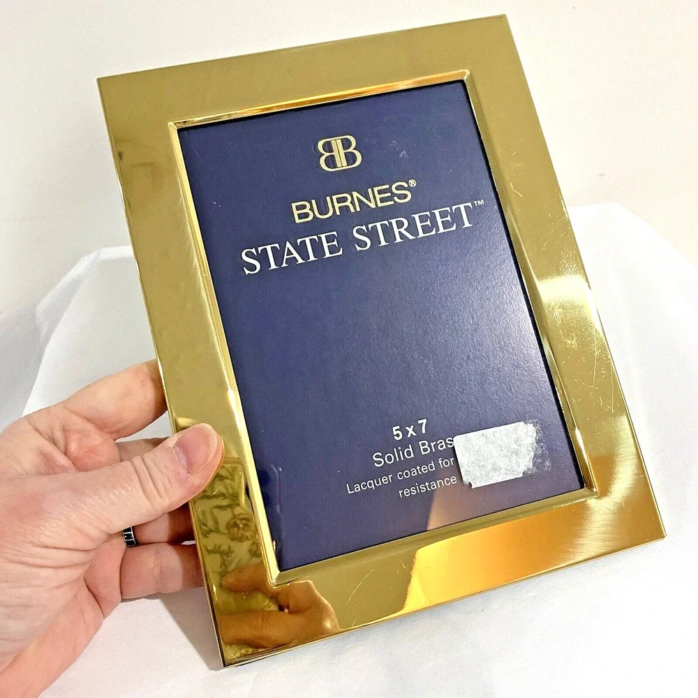 Burnes State Street Brass photo picture frame 5